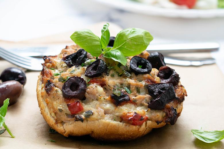 Pizzabrötchen mit Thunfisch