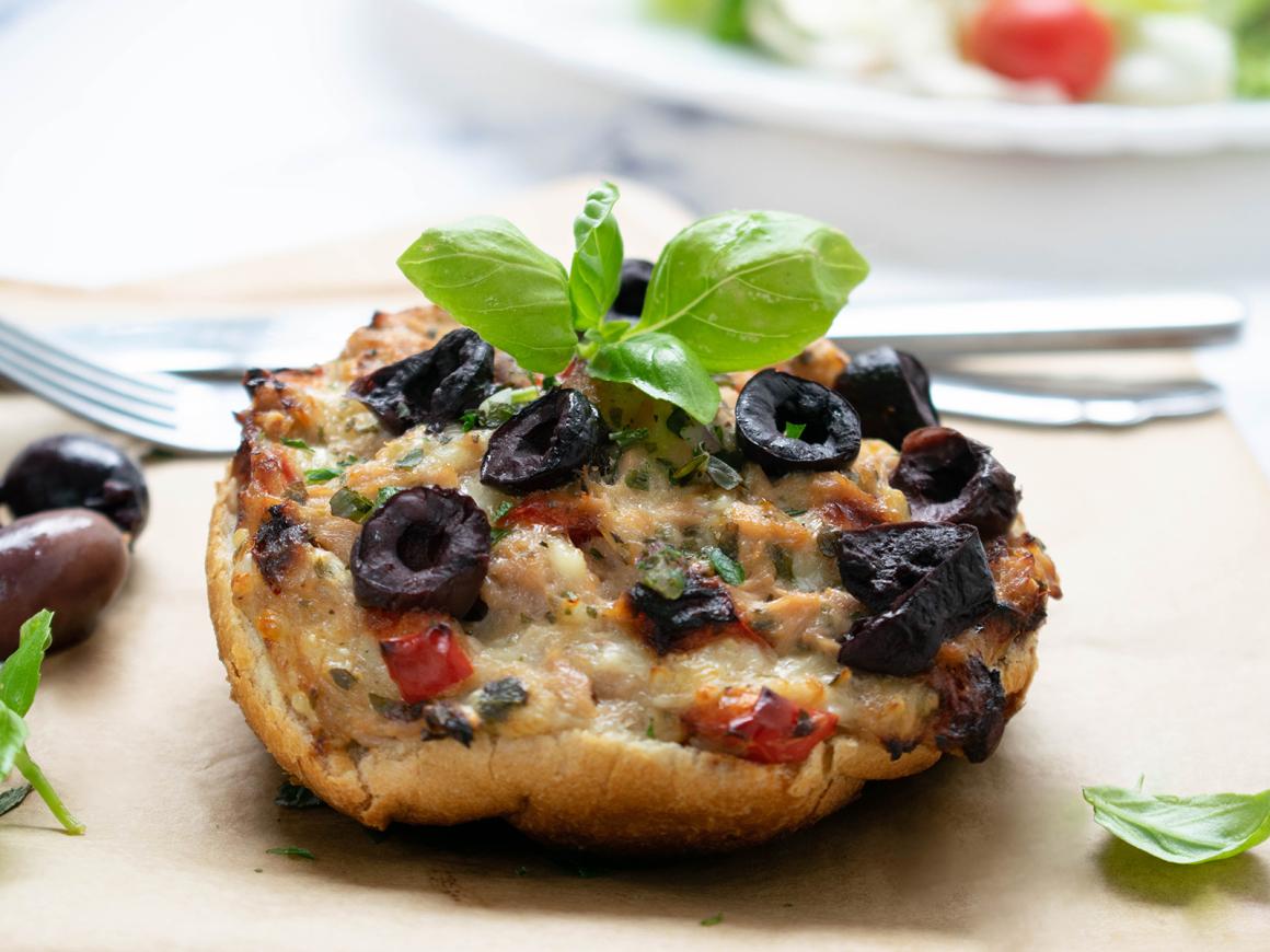 Pizzabrötchen mit Thunfisch