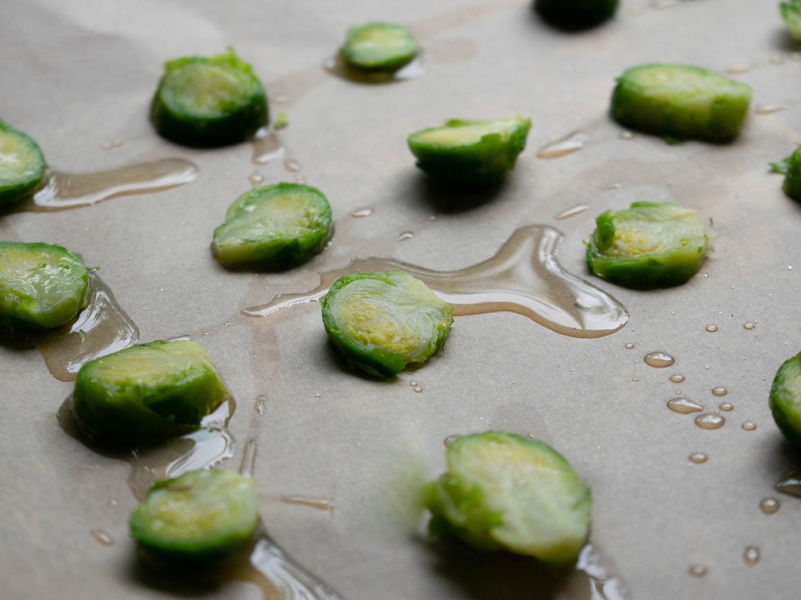 Rosenkohl-Chips
