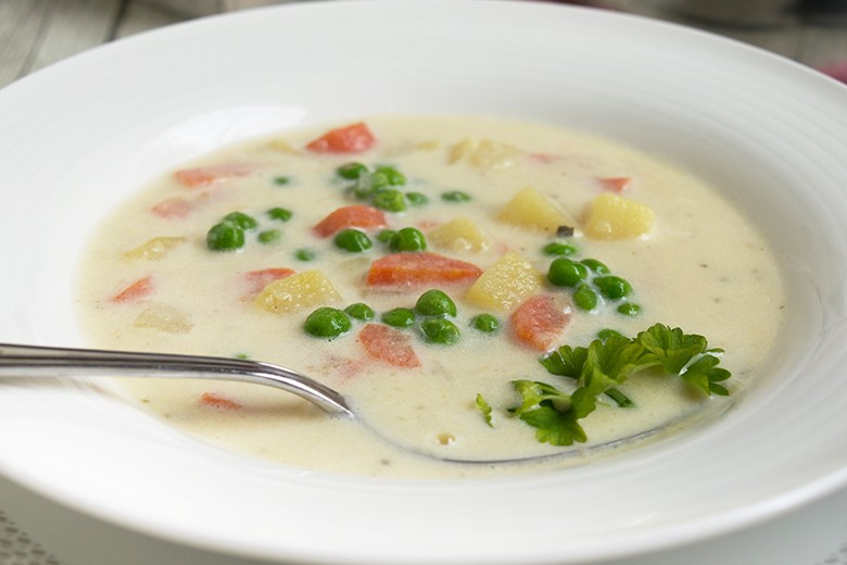 Sahnige Kartoffelsuppe