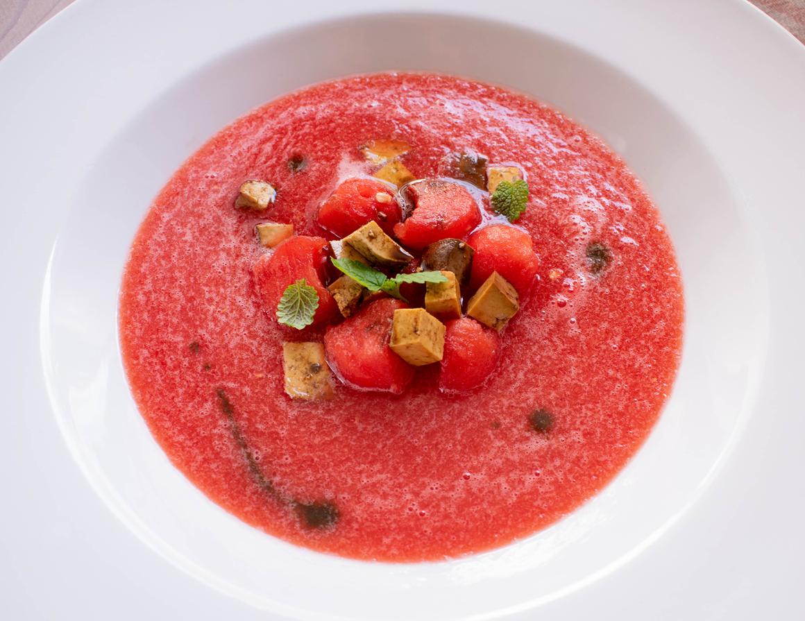 Kalte Melonensuppe