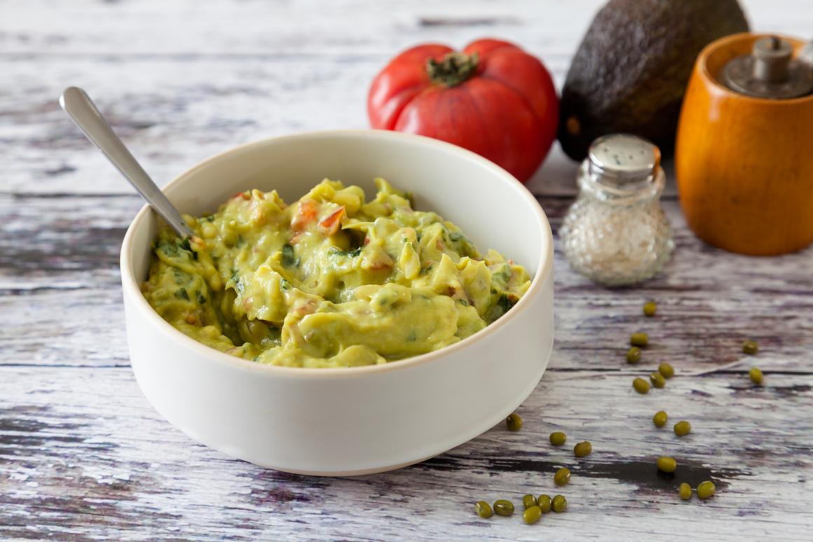 Guacamole mit Mungbohnen