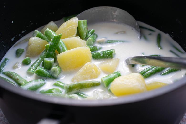 Bohnen-Sahne-Suppe