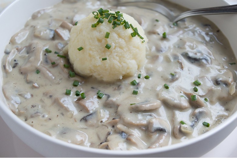 Vegane Kartoffelklöße