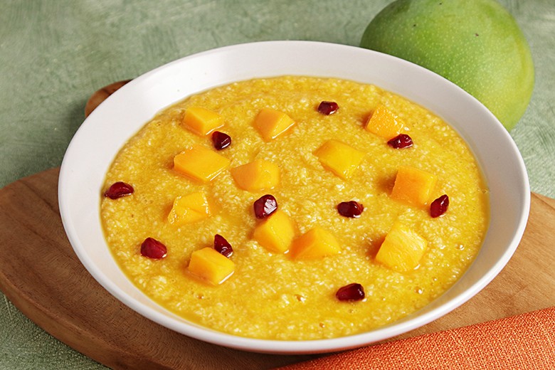 Rohkost Mango-Kokos-Brei