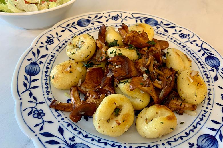 Gnocchi - Kartoffelnocken mit Pfifferlingen