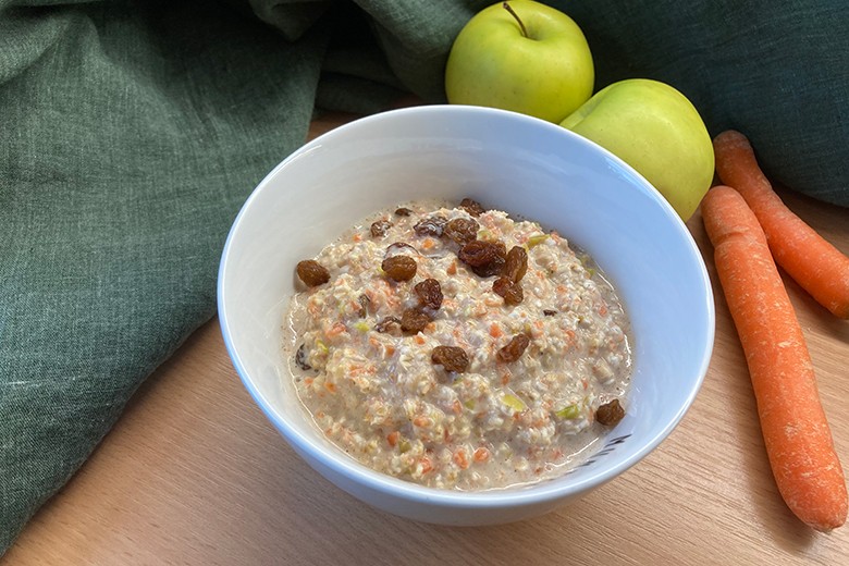 Rohkost Möhren-Apfel-Frühstück