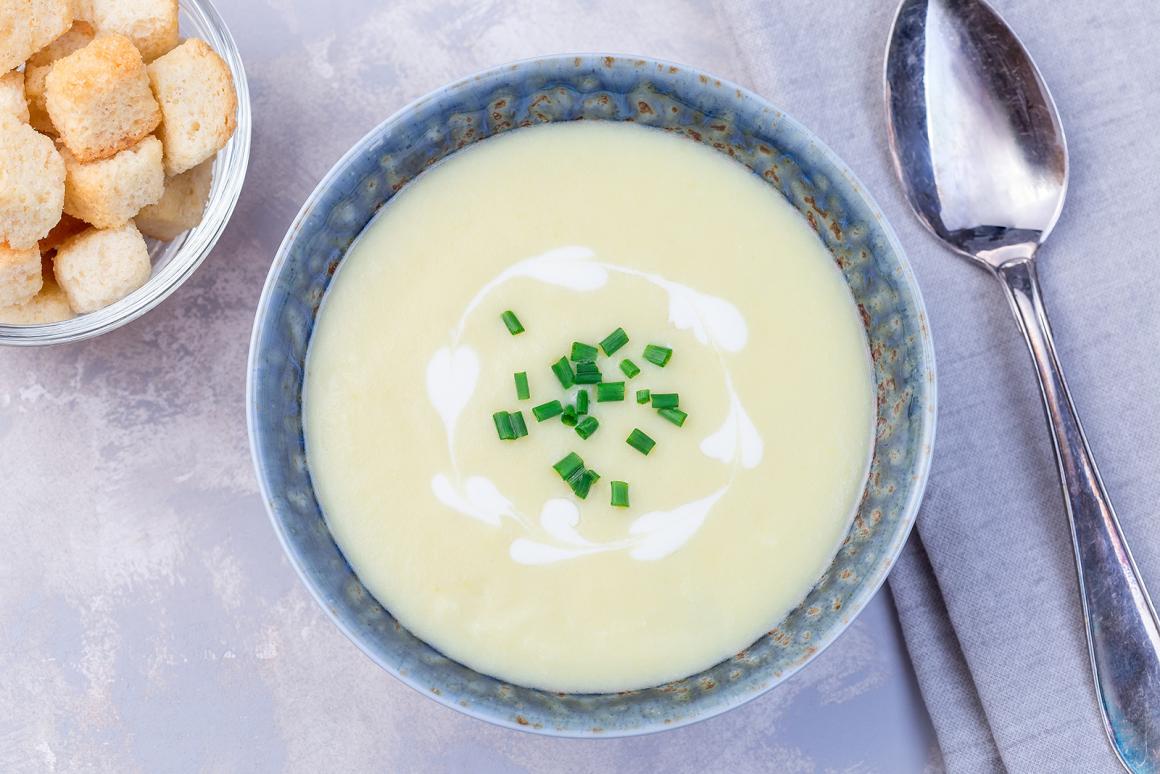 Weißweinsuppe mit Safran