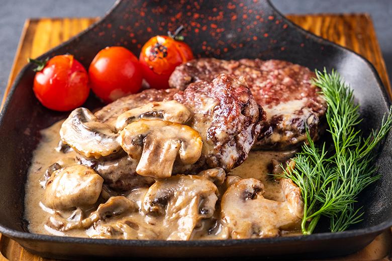 Steak mit Pilzsauce