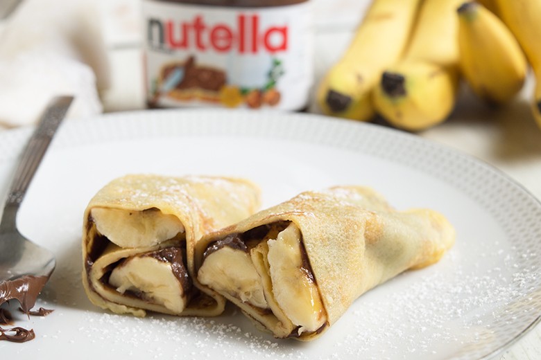 Crêpes mit Nutella