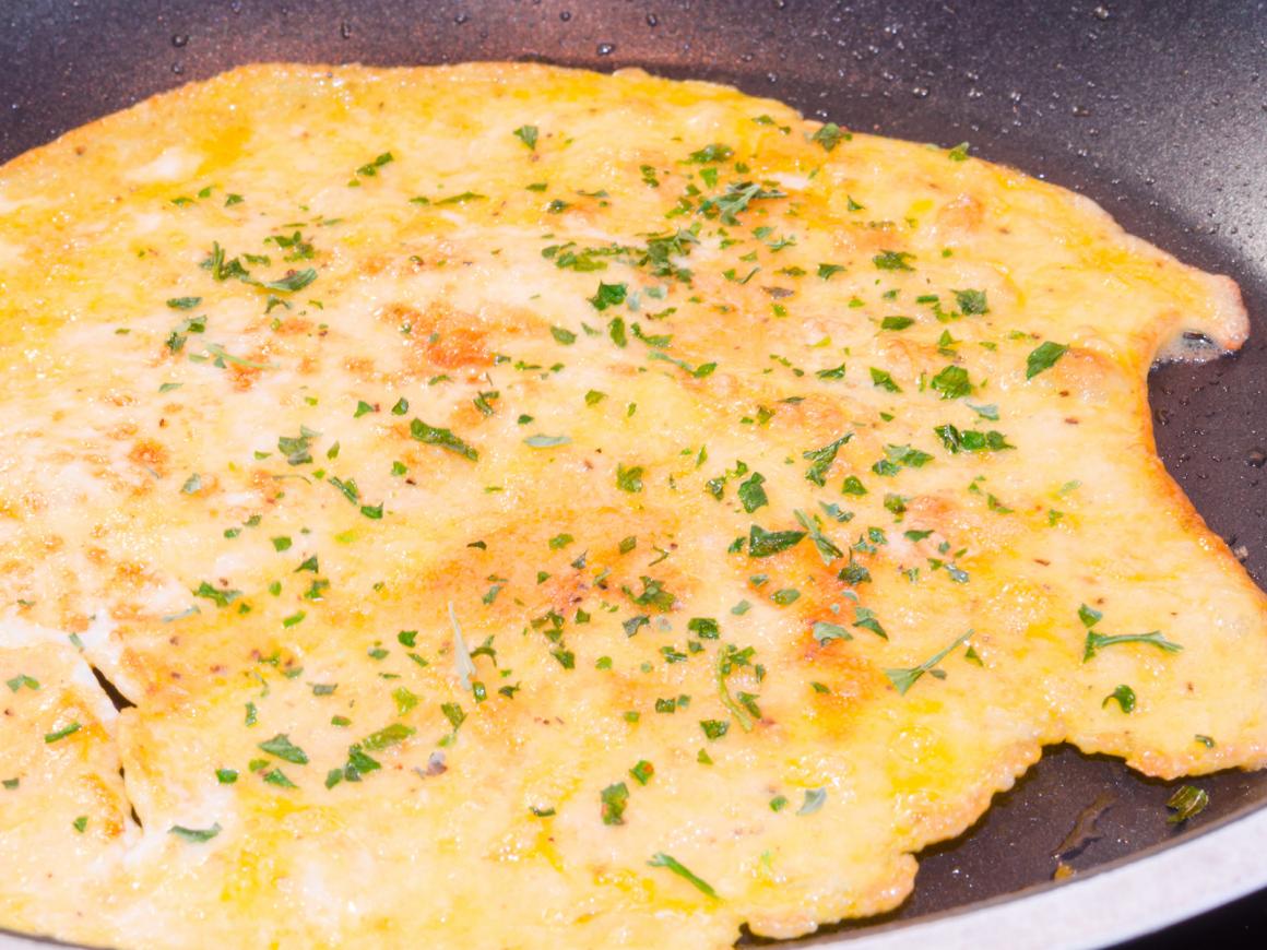 Pikanter Käsepfannkuchen