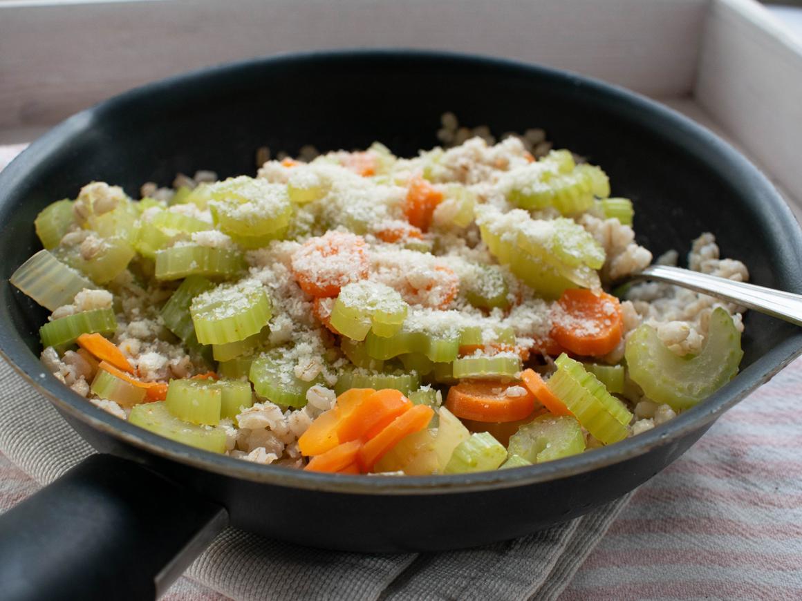 Graupenrisotto mit Gemüse
