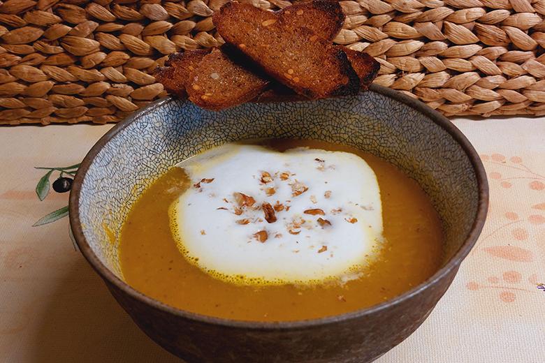 Kürbis-Apfelsuppe