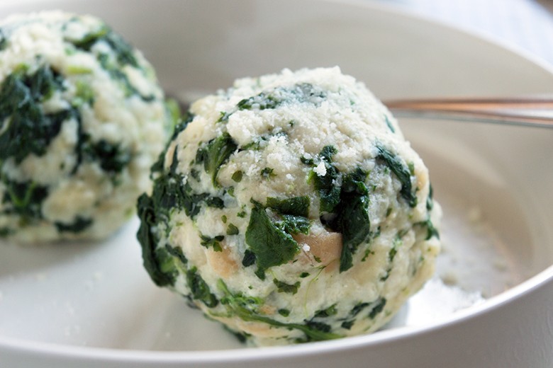 Spinatknödel ohne Ei
