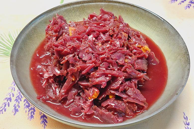 Blaukraut mit Mandarinen