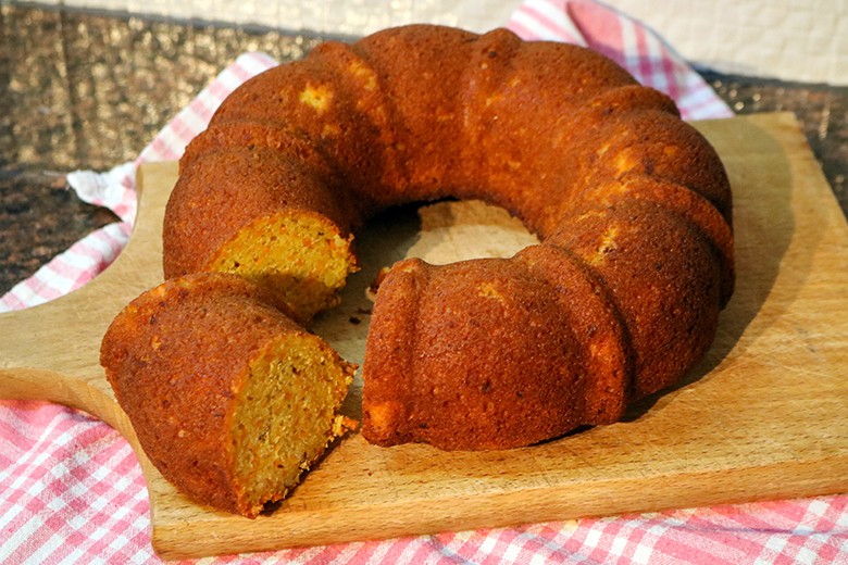 Möhrenkuchen mit Mandeln