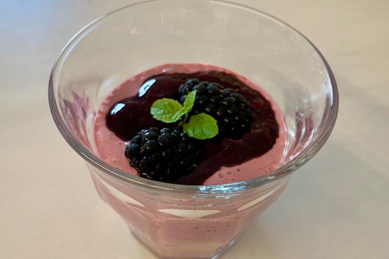 Brombeerjoghurt