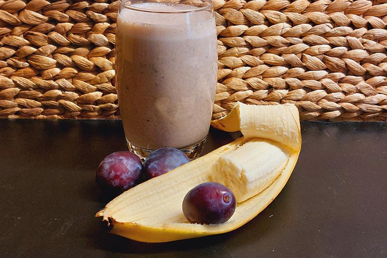 Bananen-Zwetschgenmilch