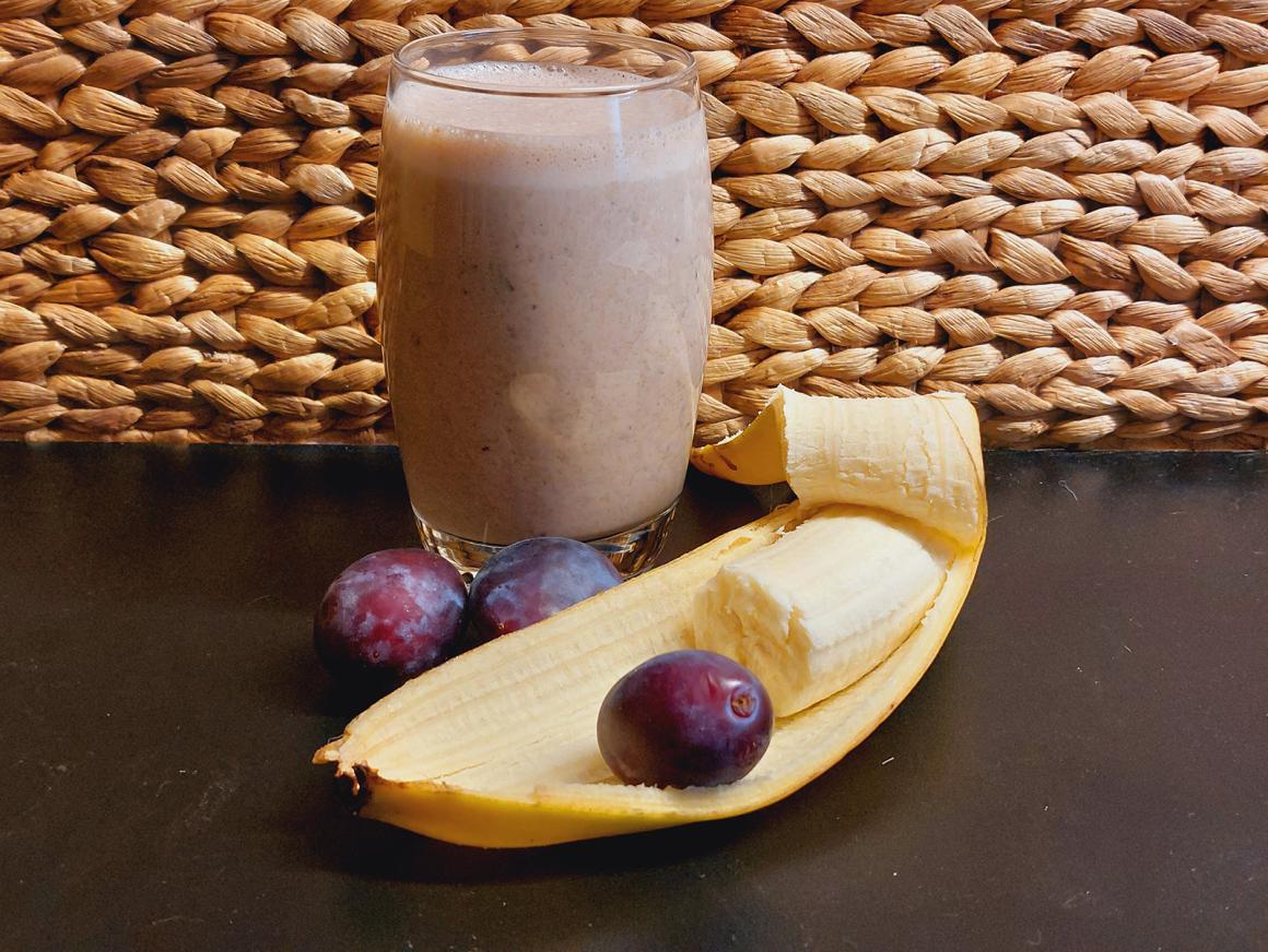 Bananen-Zwetschgenmilch