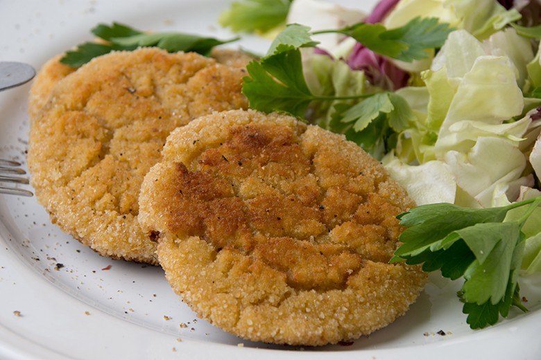 Panierte Kartoffelpuffer