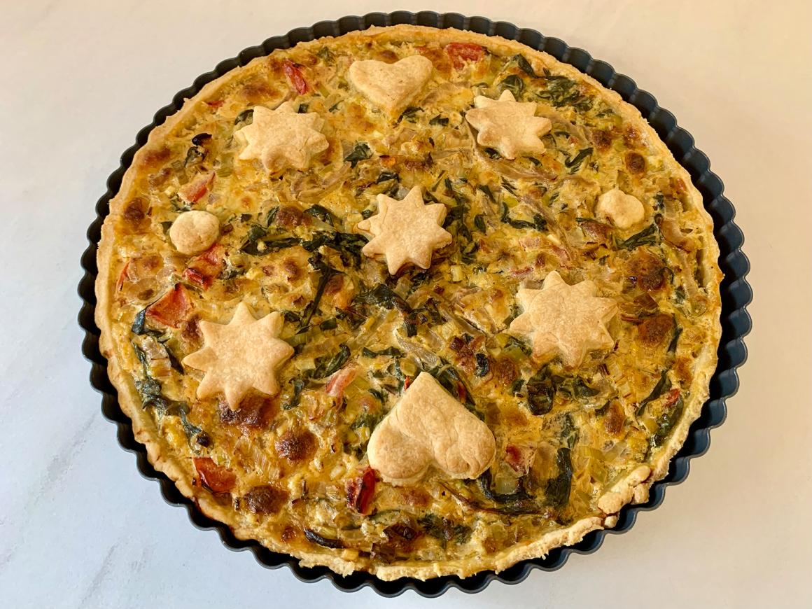 Quiche mit Mangold