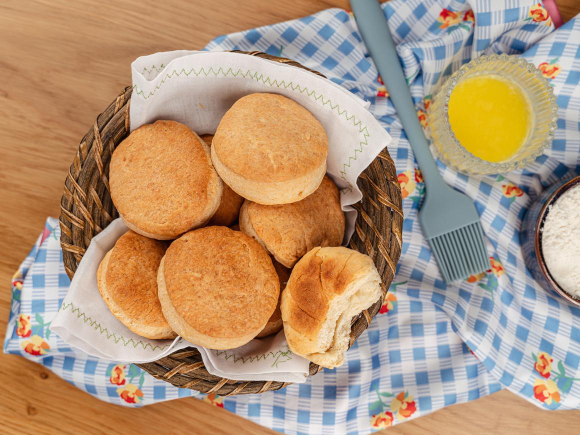 Brötchen mit Backpulver