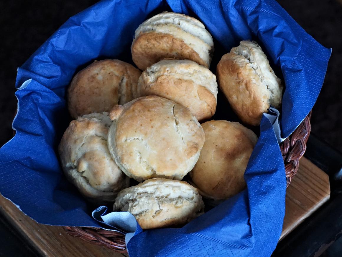 Brötchen mit Backpulver