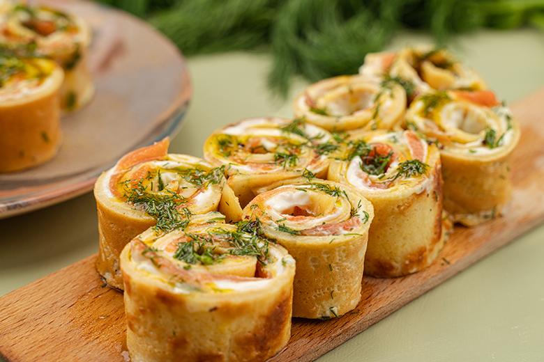 Wraps mit Lachs