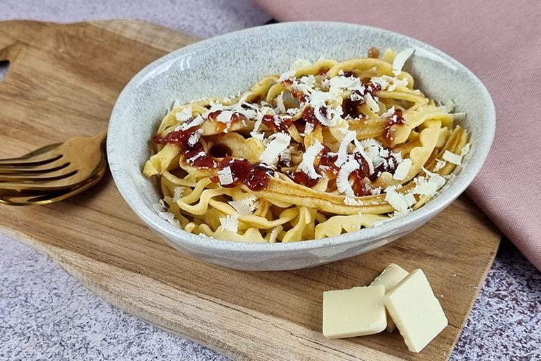 Pfannkuchen-Spaghetti