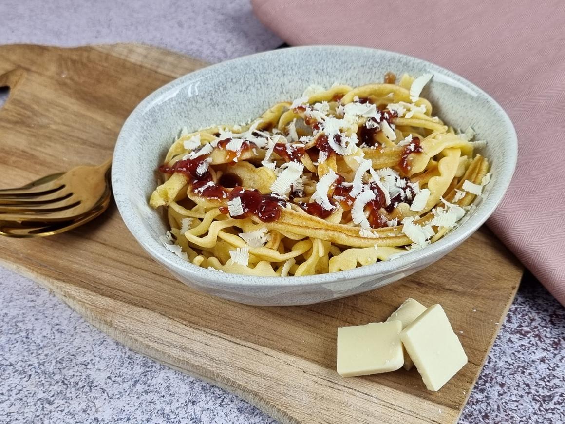 Pfannkuchen-Spaghetti