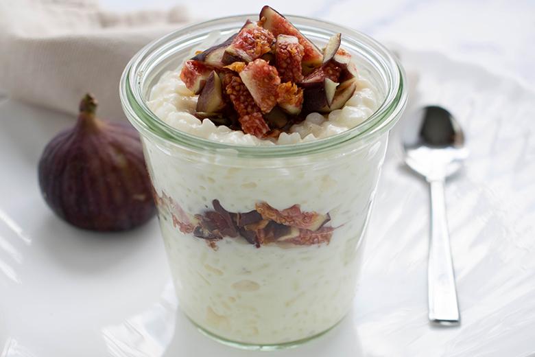 Feigen-Reis-Dessert