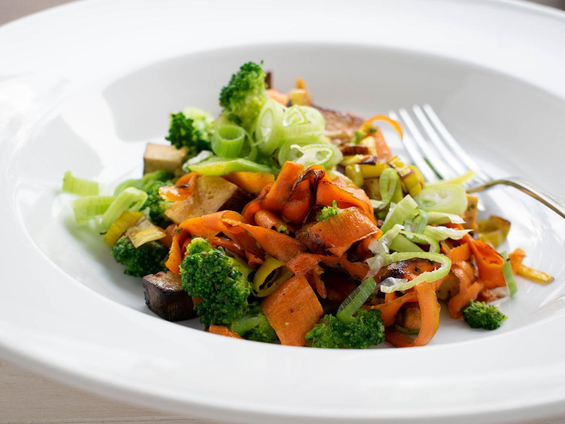 Gemüse-Tofu-Pfanne