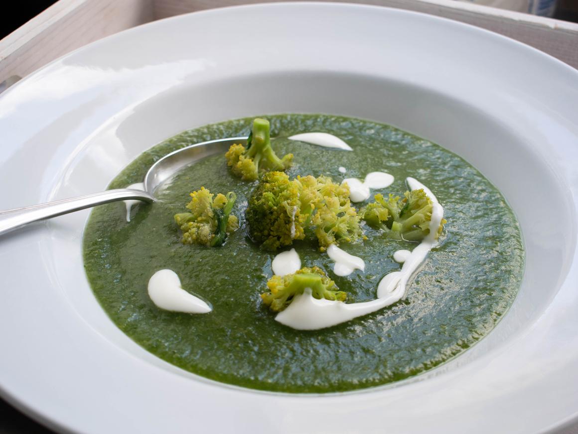 Spinat-Suppe