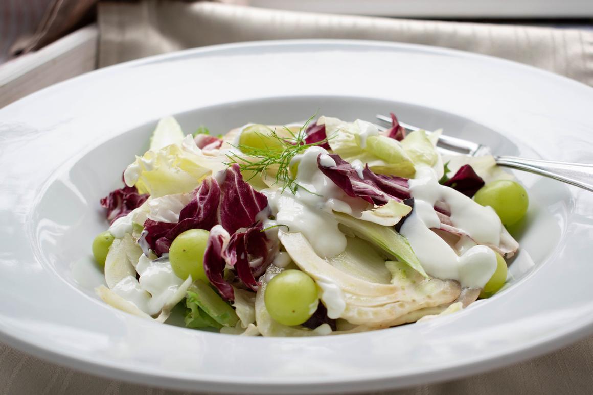 Fenchelsalat mit Trauben