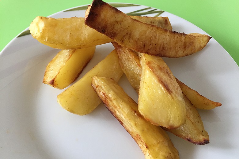 Kartoffelecken im Ofen
