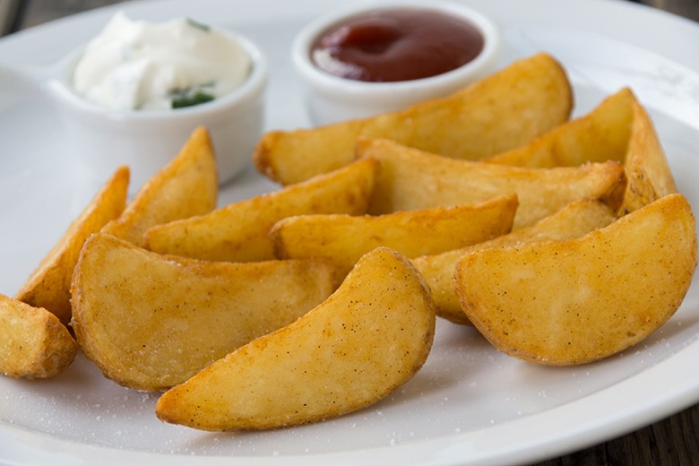 Kartoffelecken aus der Pfanne