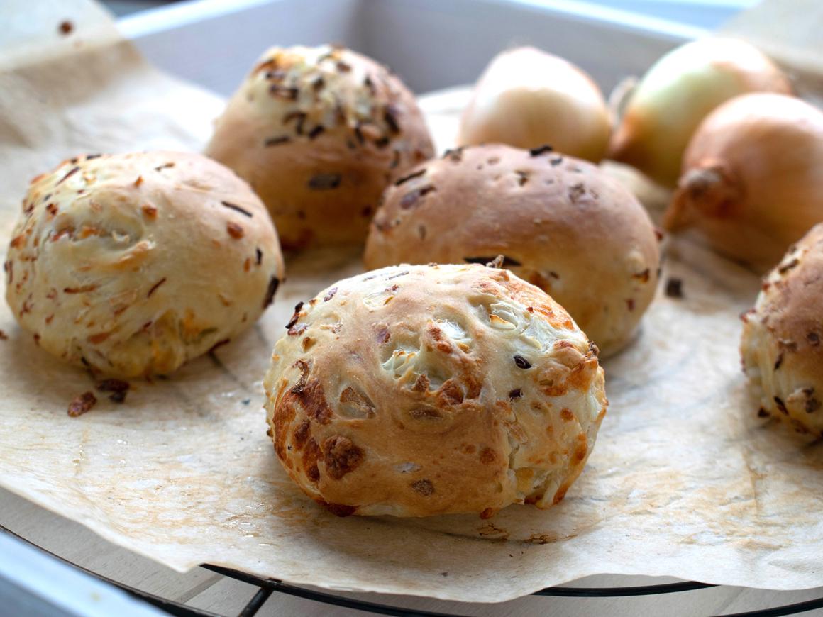 Pizzabrötchen mit Quark