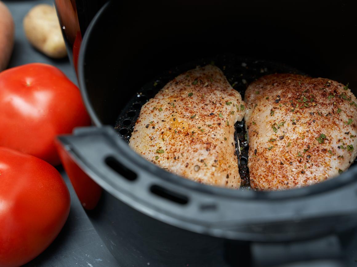 Hühnerbrust aus der Heißluftfritteuse