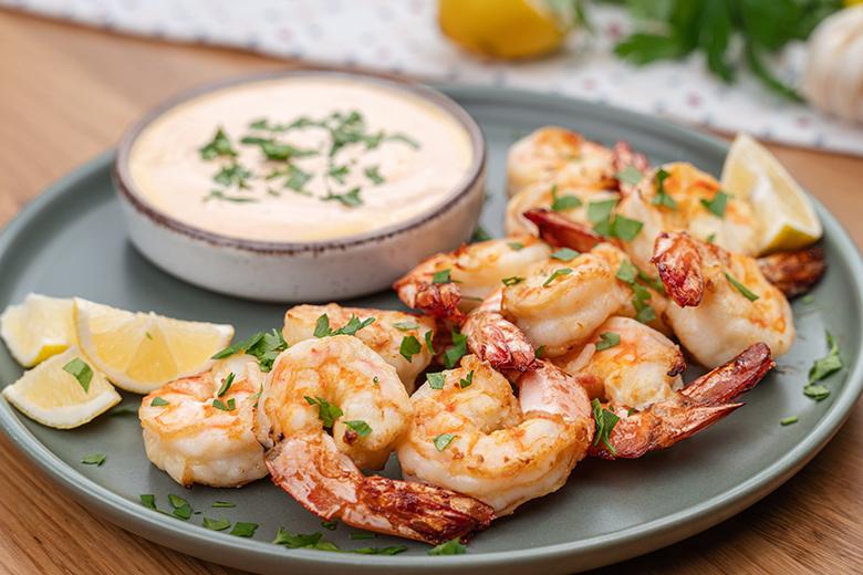 Garnelen aus dem Airfryer