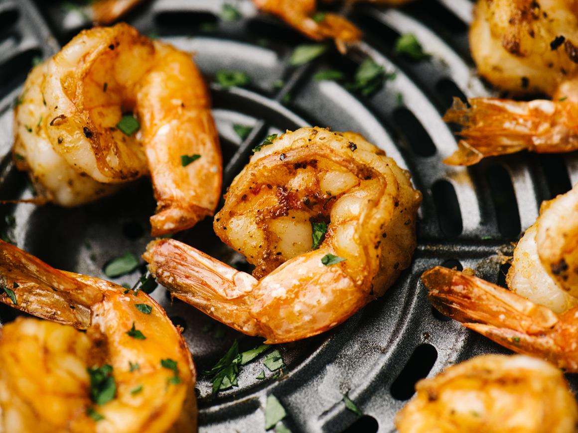 Garnelen aus dem Airfryer