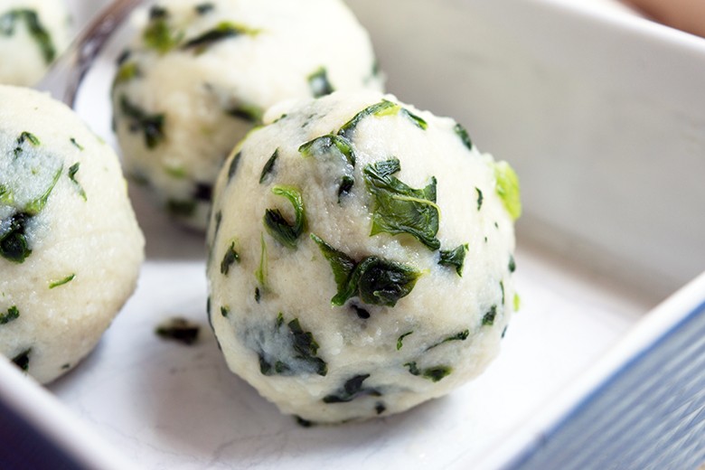 Low carb Spinatknödel