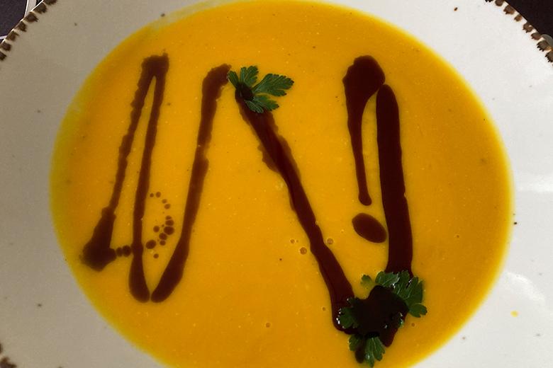 Kürbissuppe mit Kokosmilch