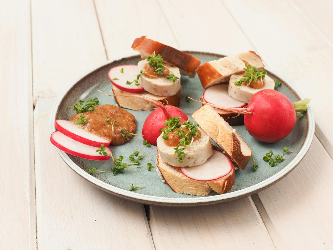Weißwurst-Canapés