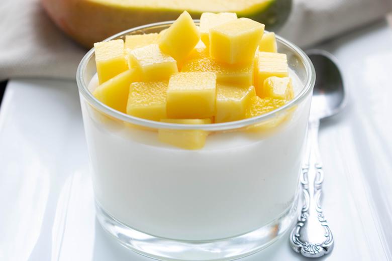Panna Cotta mit Mango
