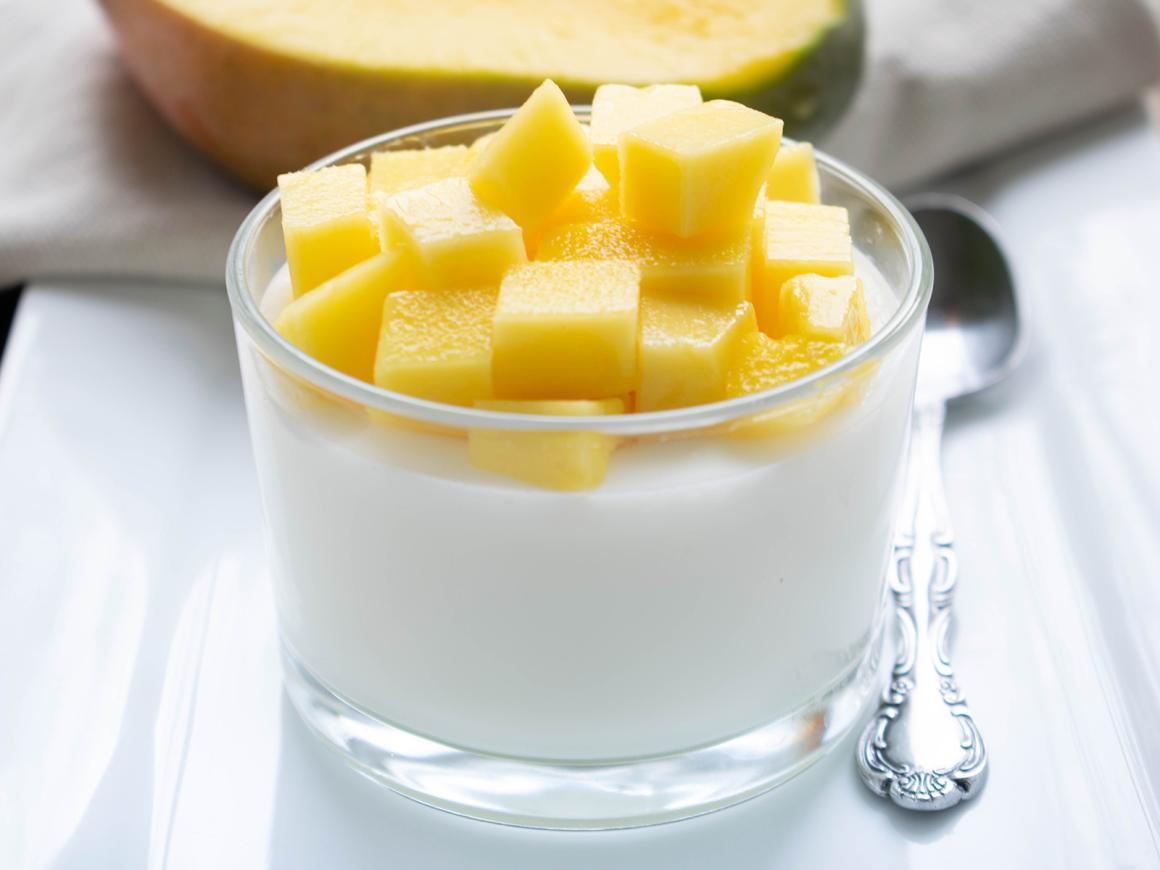 Panna Cotta mit Mango