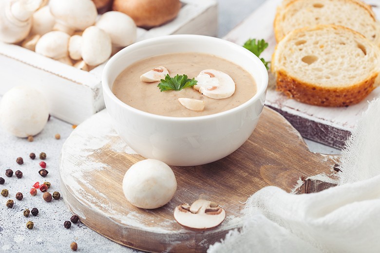 Pilzrahmsuppe