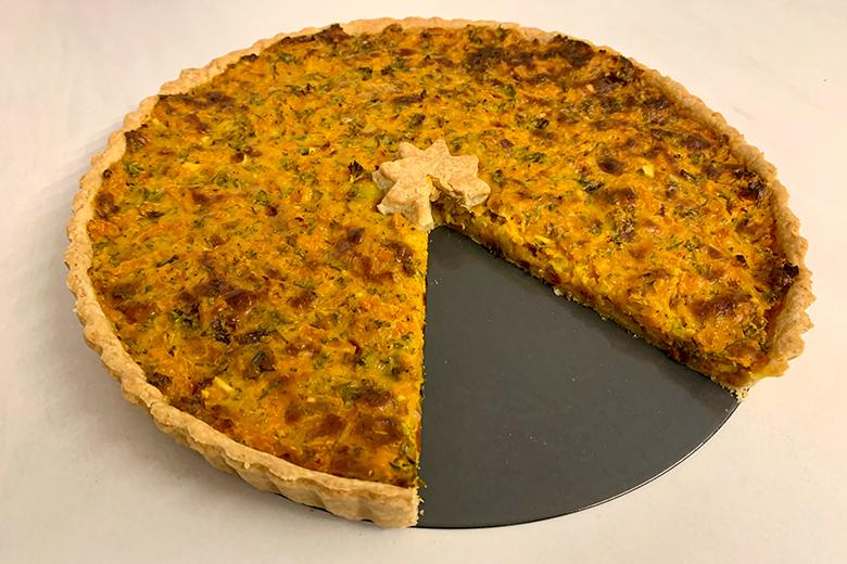 Kürbis-Quiche