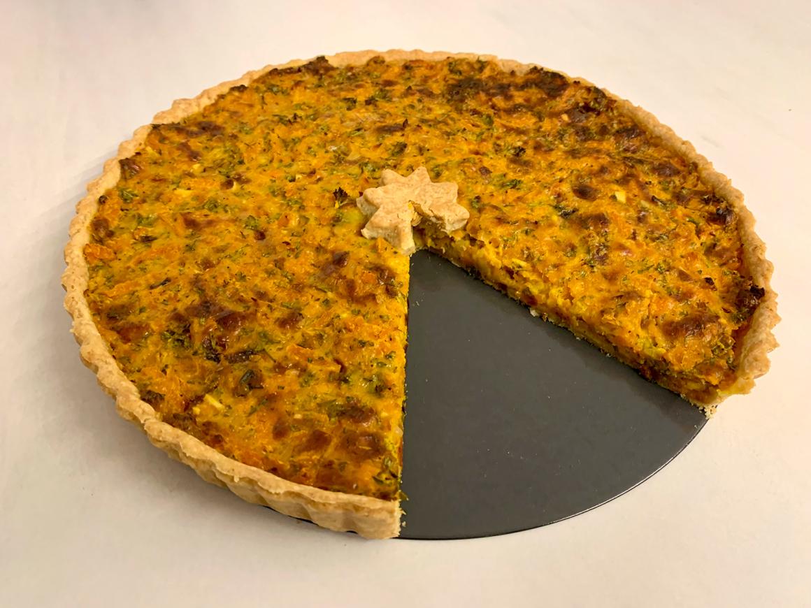Kürbis-Quiche