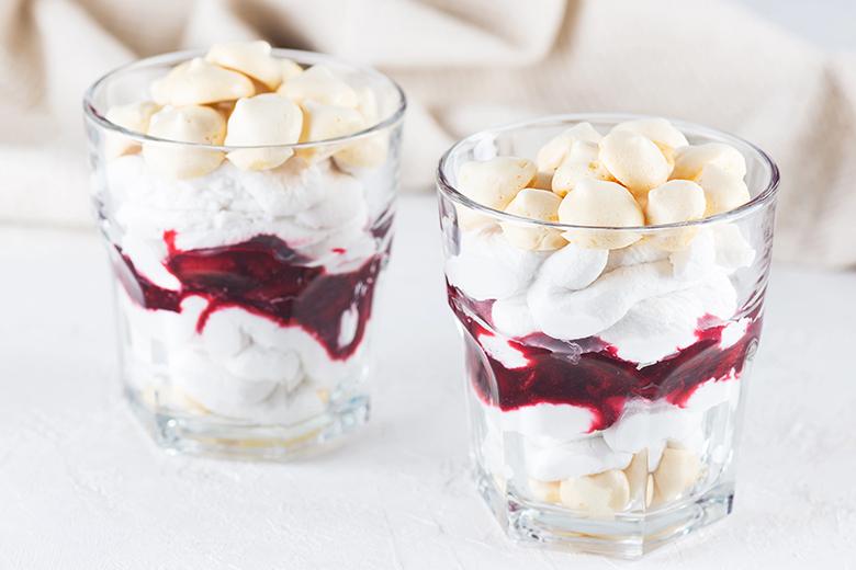 Veganes Schneegestöber