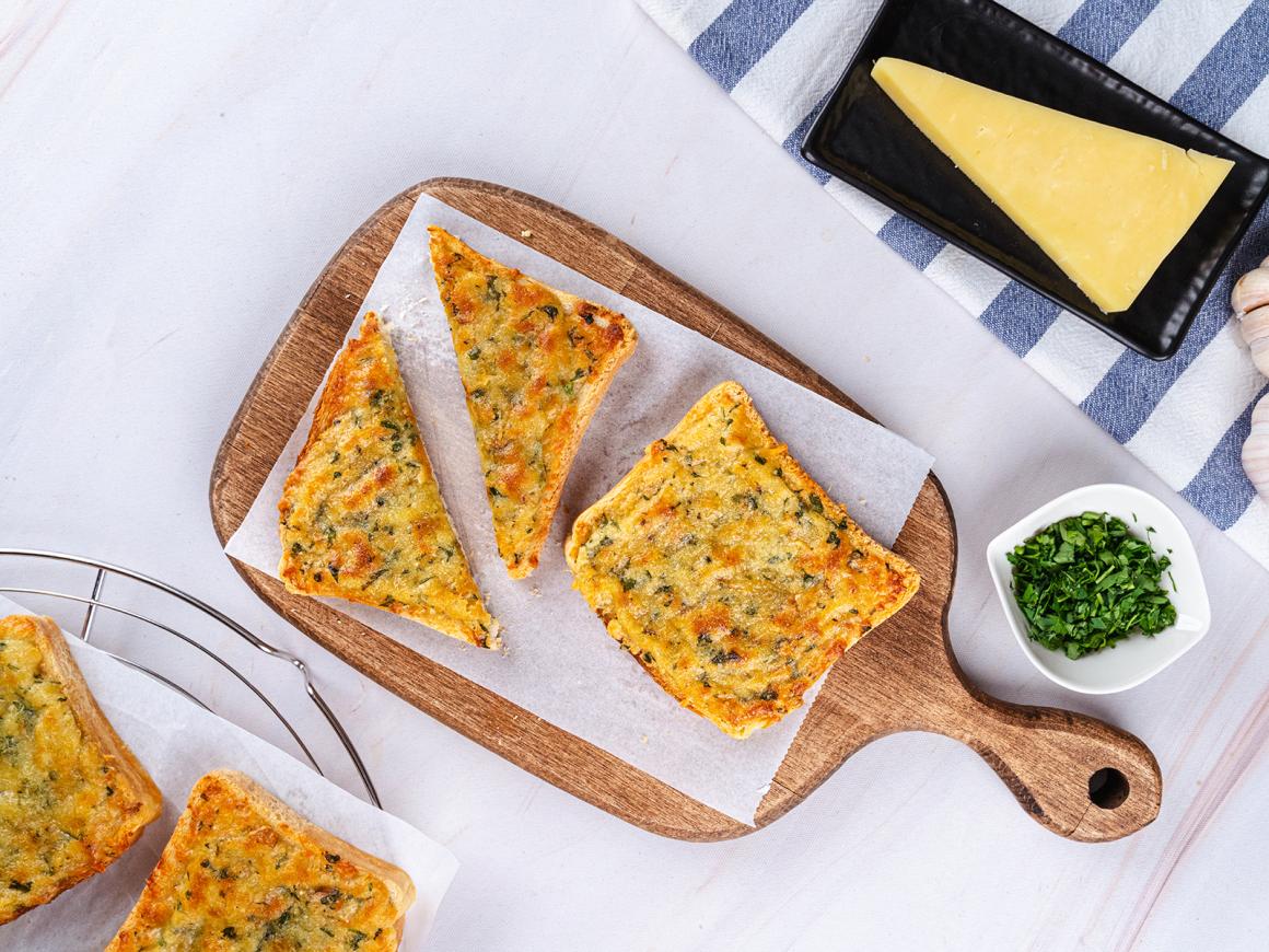 Einfacher Knoblauchtoast